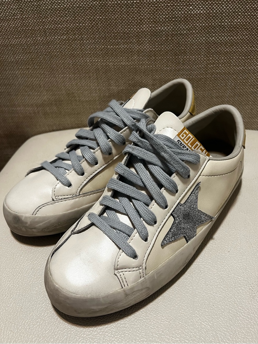 Golden Goose Limited Edition Women’s White Leather Sneakers Size 6